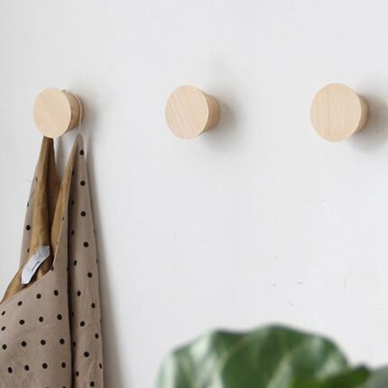 Solid wood hook