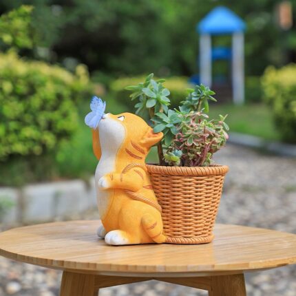Original Courtyard Balcony Cartoon Panda Turtle Flowerpot