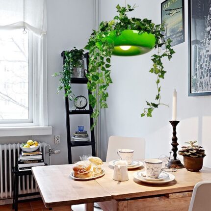 Retro Industrial Style Plant Restaurant Creative Balcony Planting Chandelier