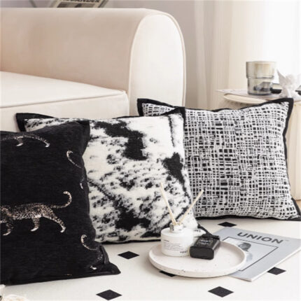 Leopard Couch Pillow Without Core Back Cushion