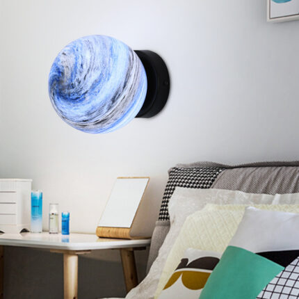 Planet Aisle Light Simple Bedroom Bedside Lamp