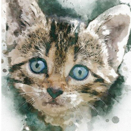 Gorgeous Diamond Painting With Cat Pattern