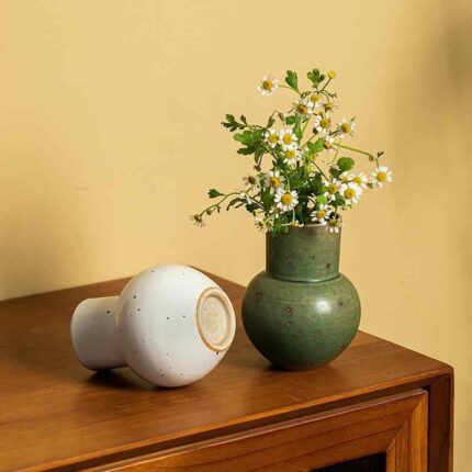 Stoneware Small Vase Flower Arrangement Ornaments
